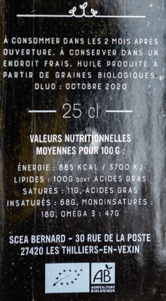 Huile de Lin 25 cl