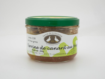Terrine de canard au foie gras 200gr