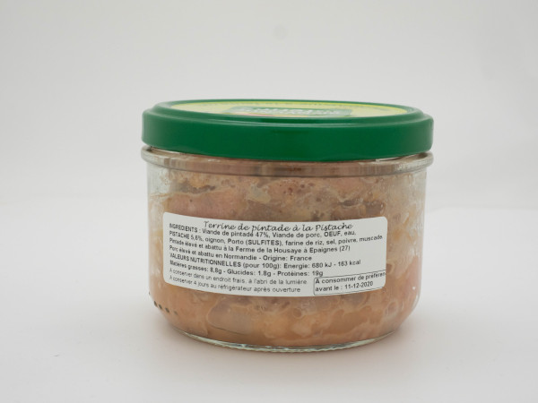 Terrine de pintade à la pistache 200 gr
